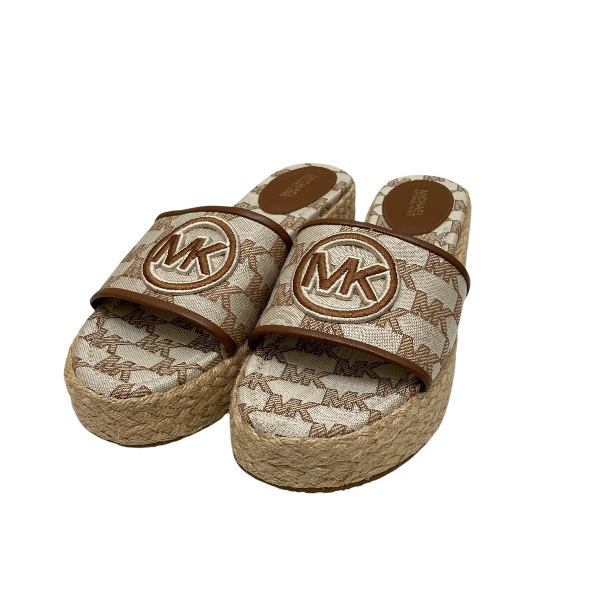 MICHAEL KORS ロゴ柄サンダルPV22K 古着・中古-1枚目のアイテム画像