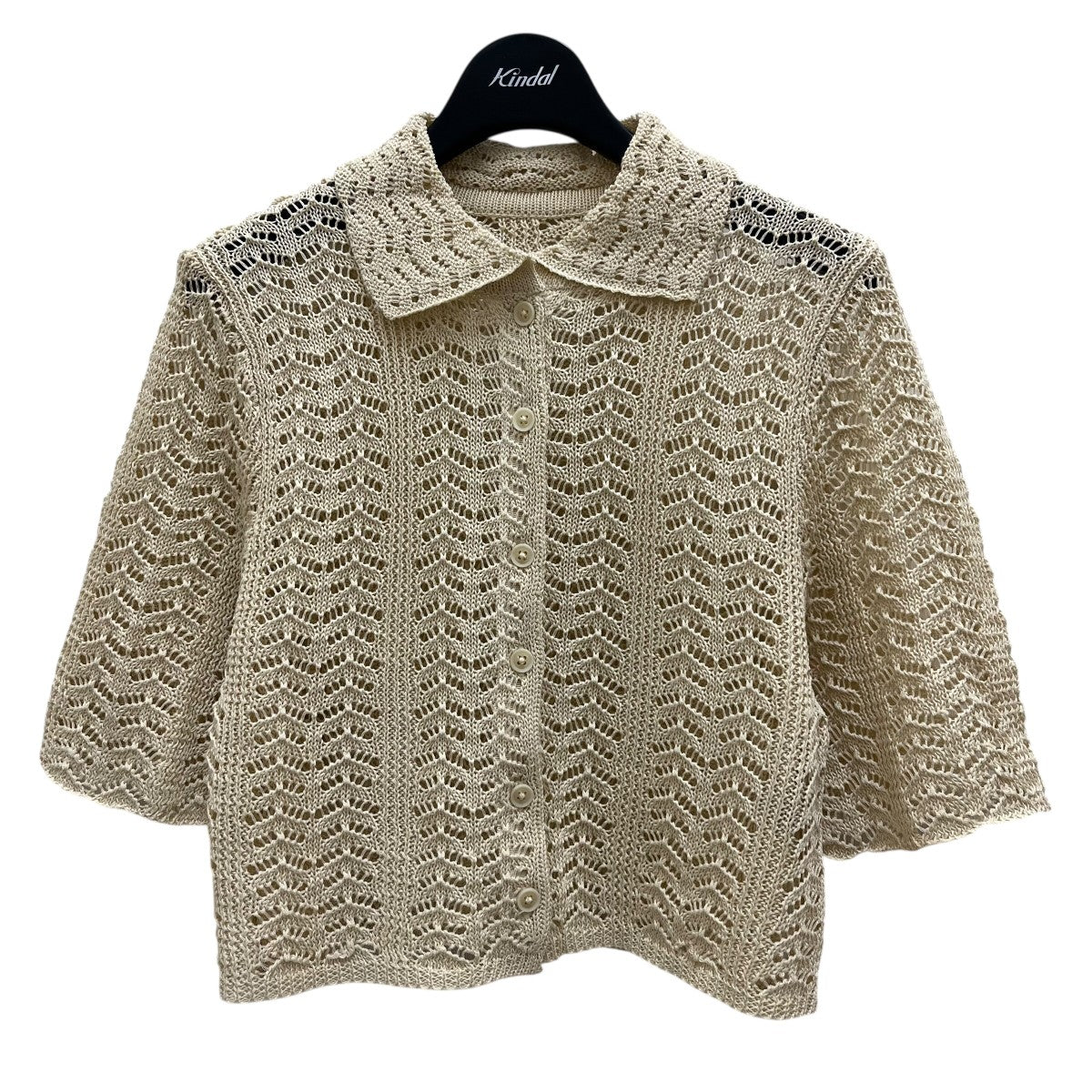 TODAYFUL(トゥデイフル) Lace Knit Shirtsニットシャツ12210503