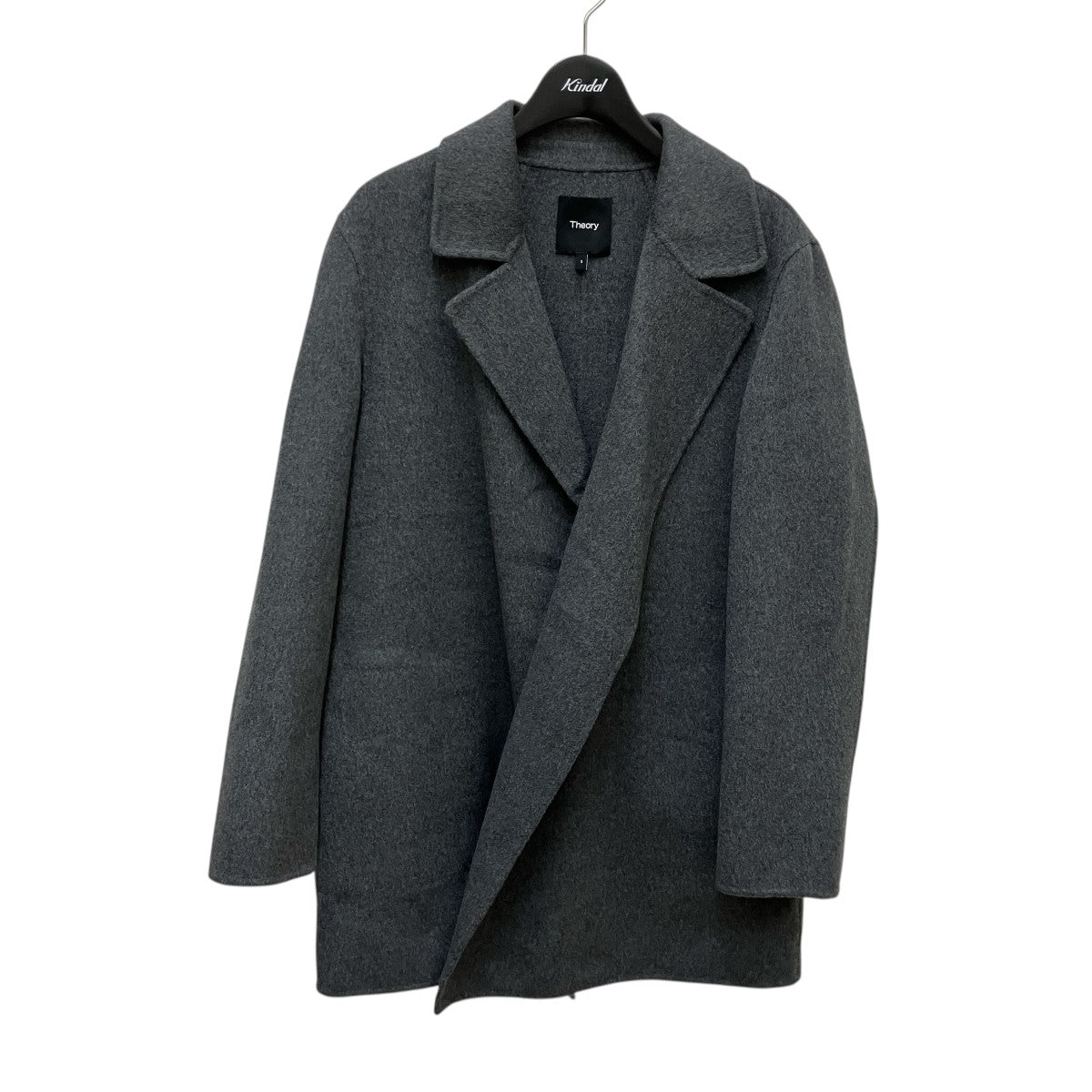 カシミヤ混リバー仕立てテーラードコート4309602