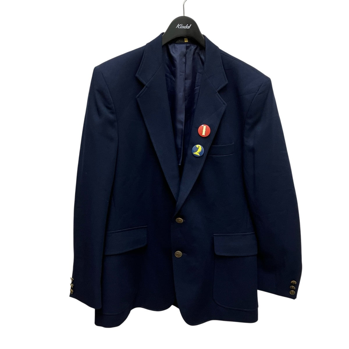 HAGGAR(ハガー) バッジ付きテーラードジャケット ネイビー