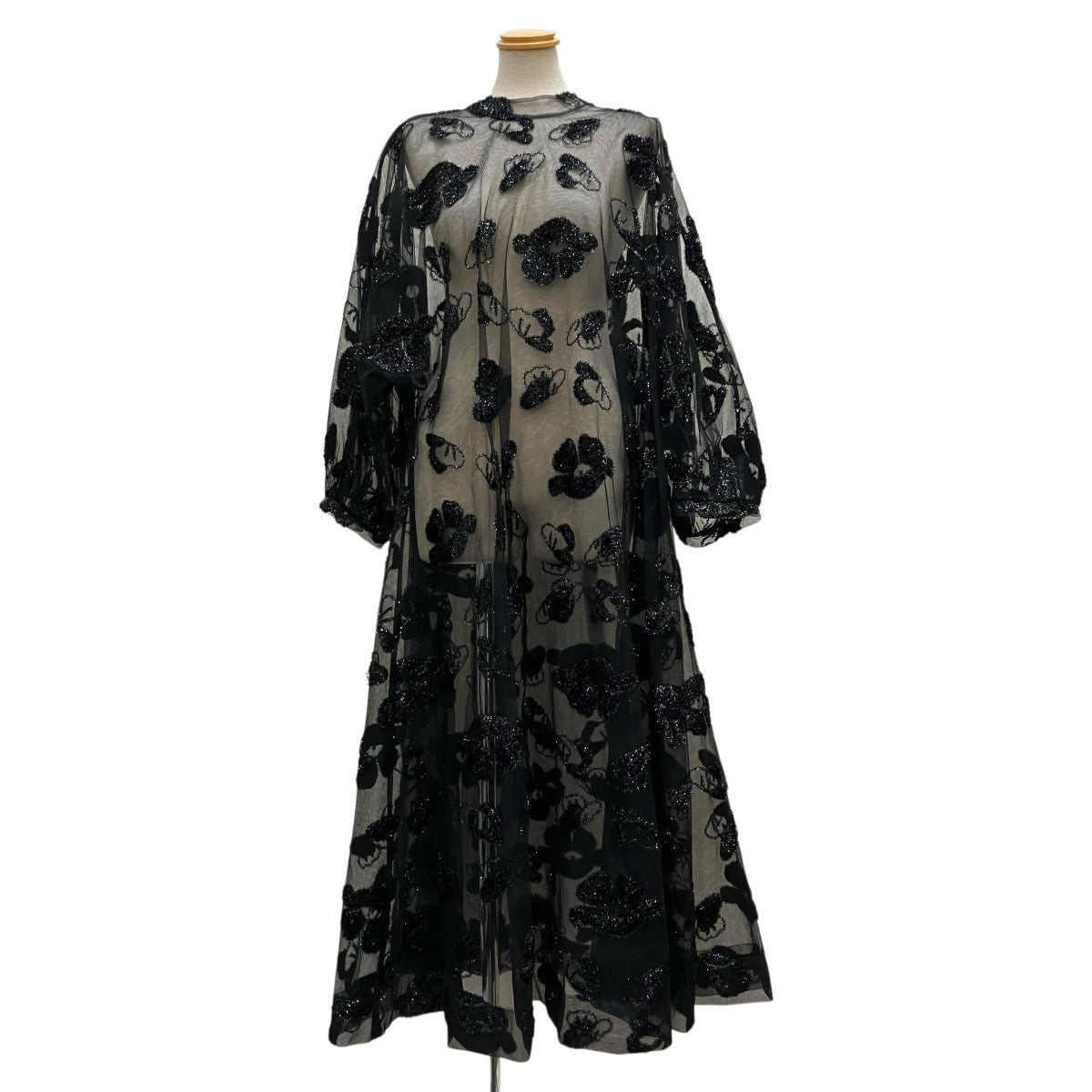 H＆M×Simone Rocha シアーワンピース ブラック サイズ XS
