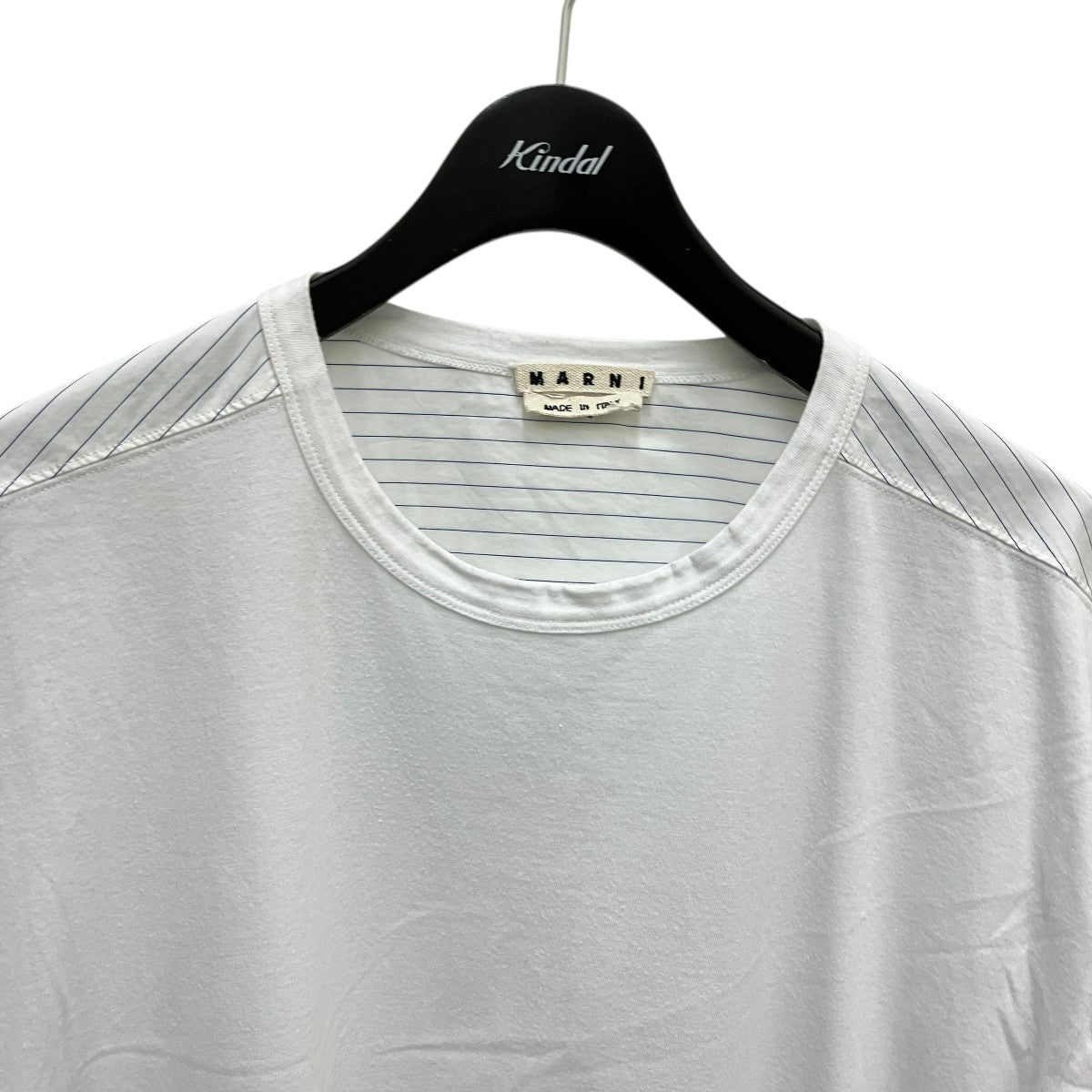 ストライプストライプ切替TシャツHUMU0009Q0