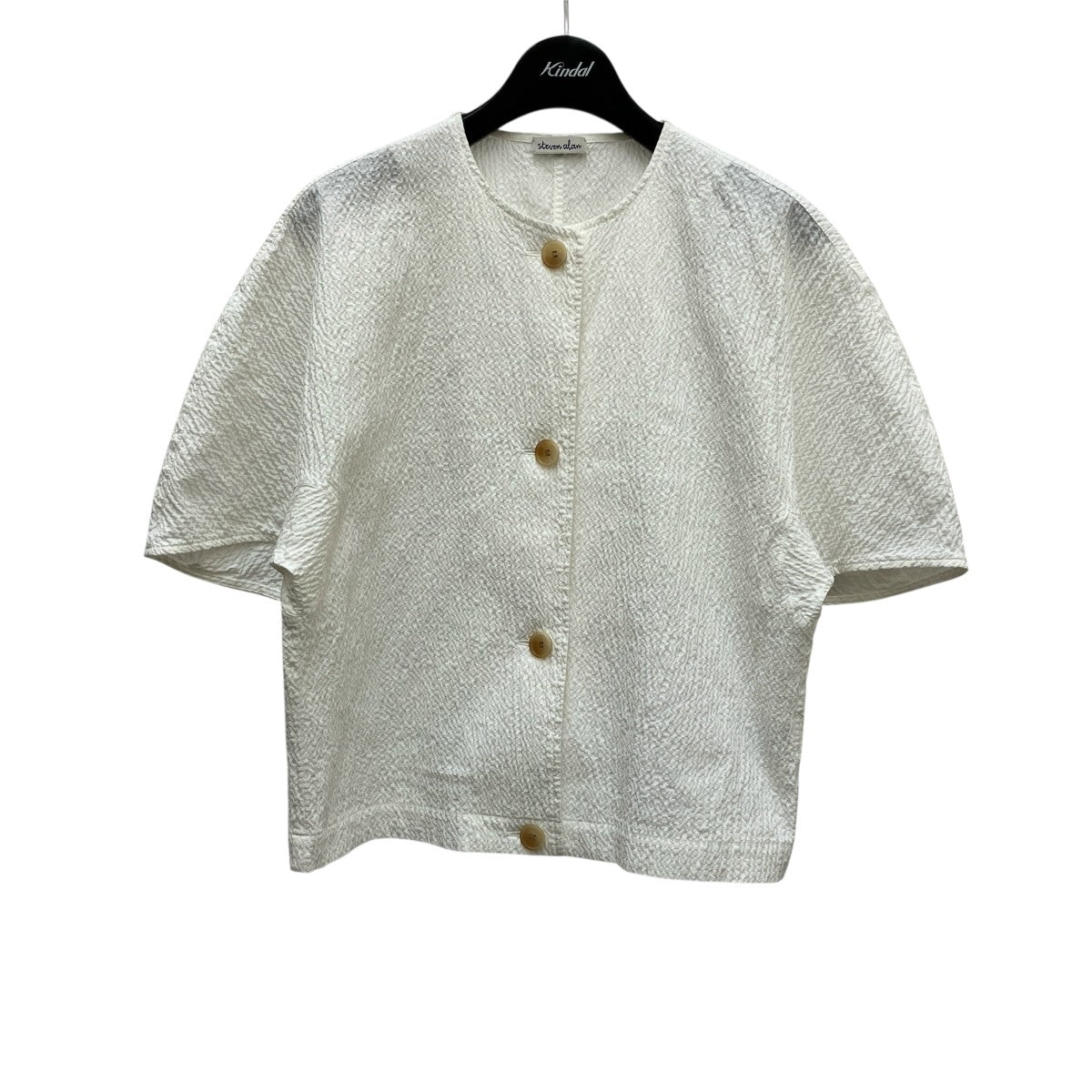 STEVEN ALAN(スティーヴンアラン) 半袖ブラウス8216-299-0082