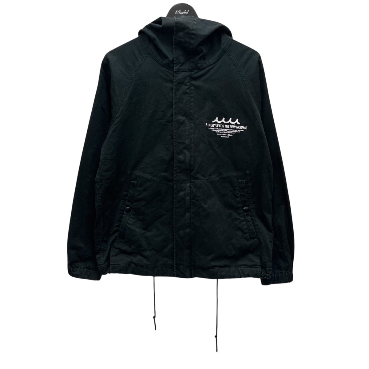 muta レイヤードジップブルゾン ネイビー　定価¥30,800 muta(ムータ) フーデッドジップブルゾンMMJC443060 MMJC443060