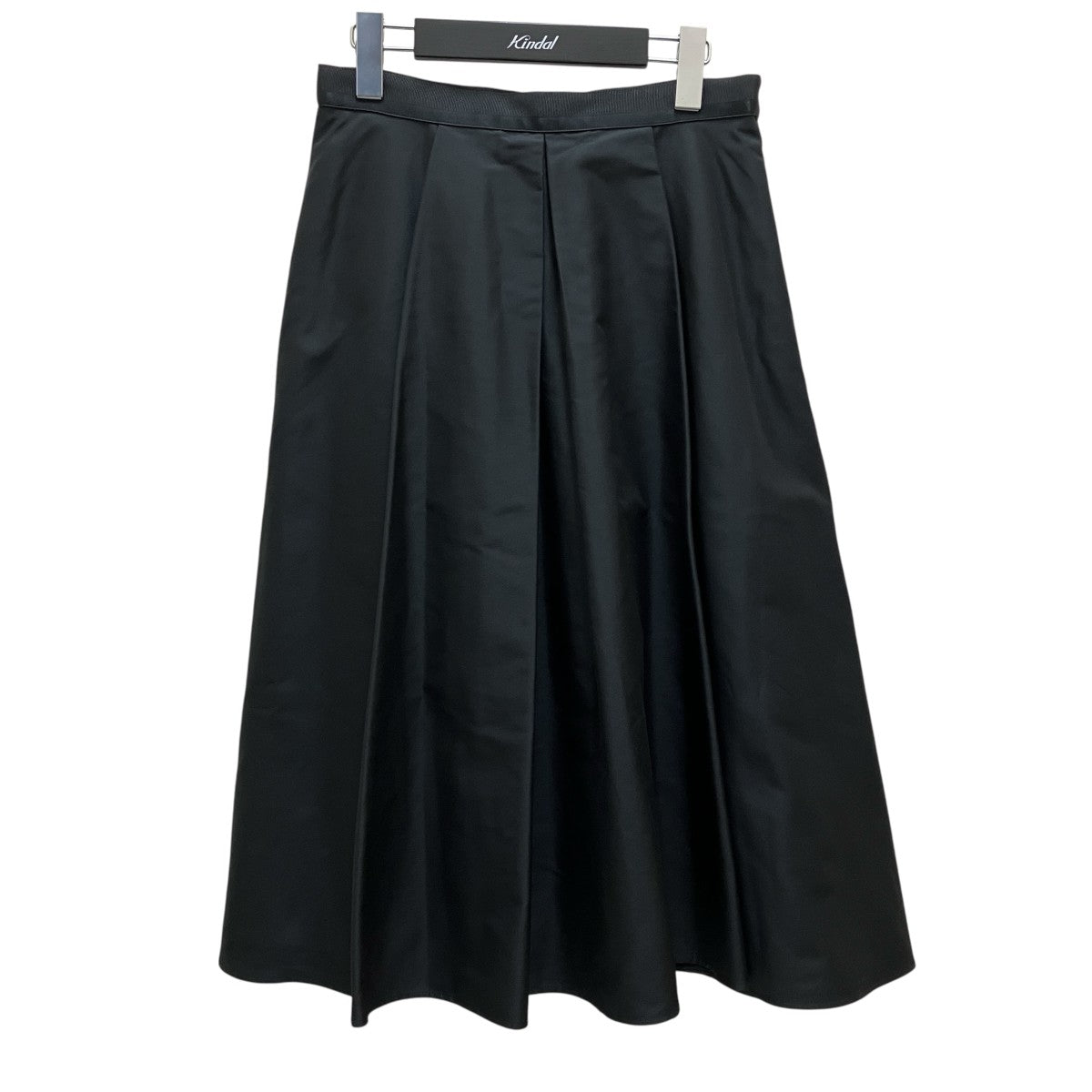 美品 FOXEY NEWYORK ベルフラワー タック スカート ブラック 40 美品 FOXEY NEWYORK ベルフラワー タック スカート ブラック 40