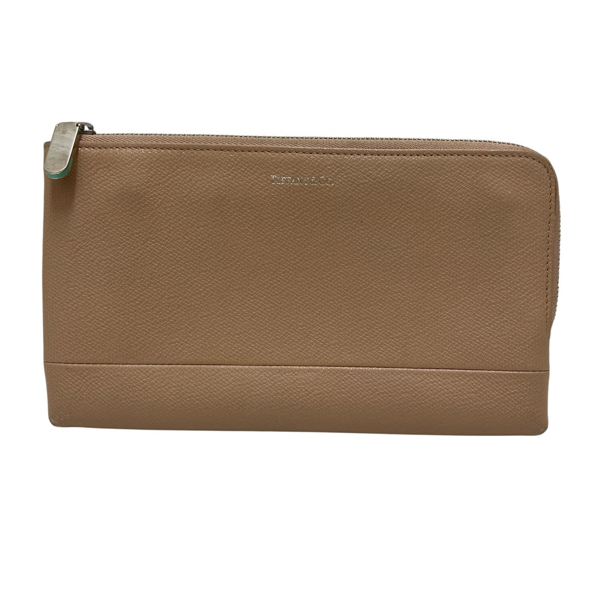 TIFFANY&Co. / ティファニー 長財布 L字ファスナー カード入れ レザー ティファニーブルー ブランド 中古 箱付きティファニー L字ファスナー 長財布 ブラック レザー 黒