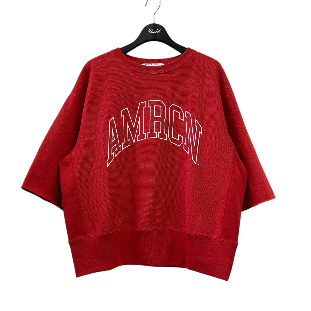 Americanaアパルトモン半袖スウェット AMERICANA/アメリカーナ】 HALF SLEEVE SWEAT（スウェット）｜L