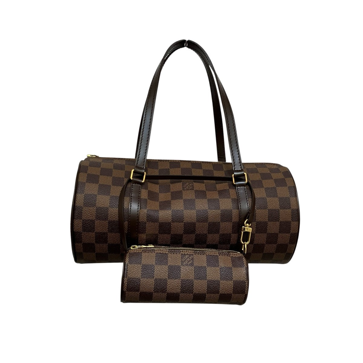 ルイヴィトン N51303 ダミエ　パピヨン30　ハンドバッグ　 ミニポーチ付 LOUIS VUITTON】ルイヴィトン ダミエ パピヨン30 N51303 ポーチ