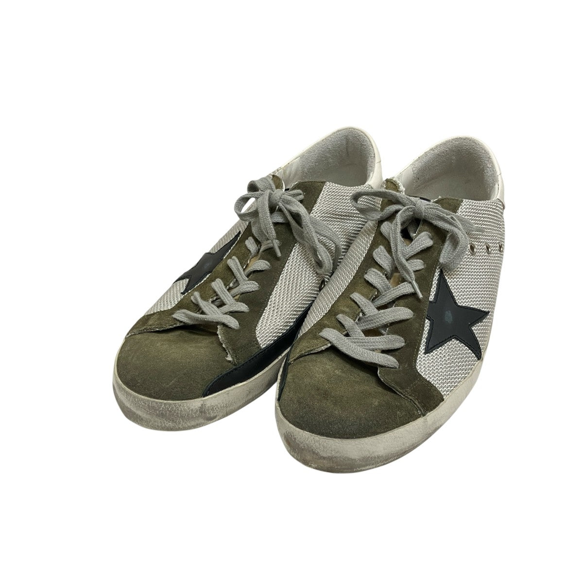GOLDEN GOOSE(ゴールデングース) ユーズド加工スニーカー グレー