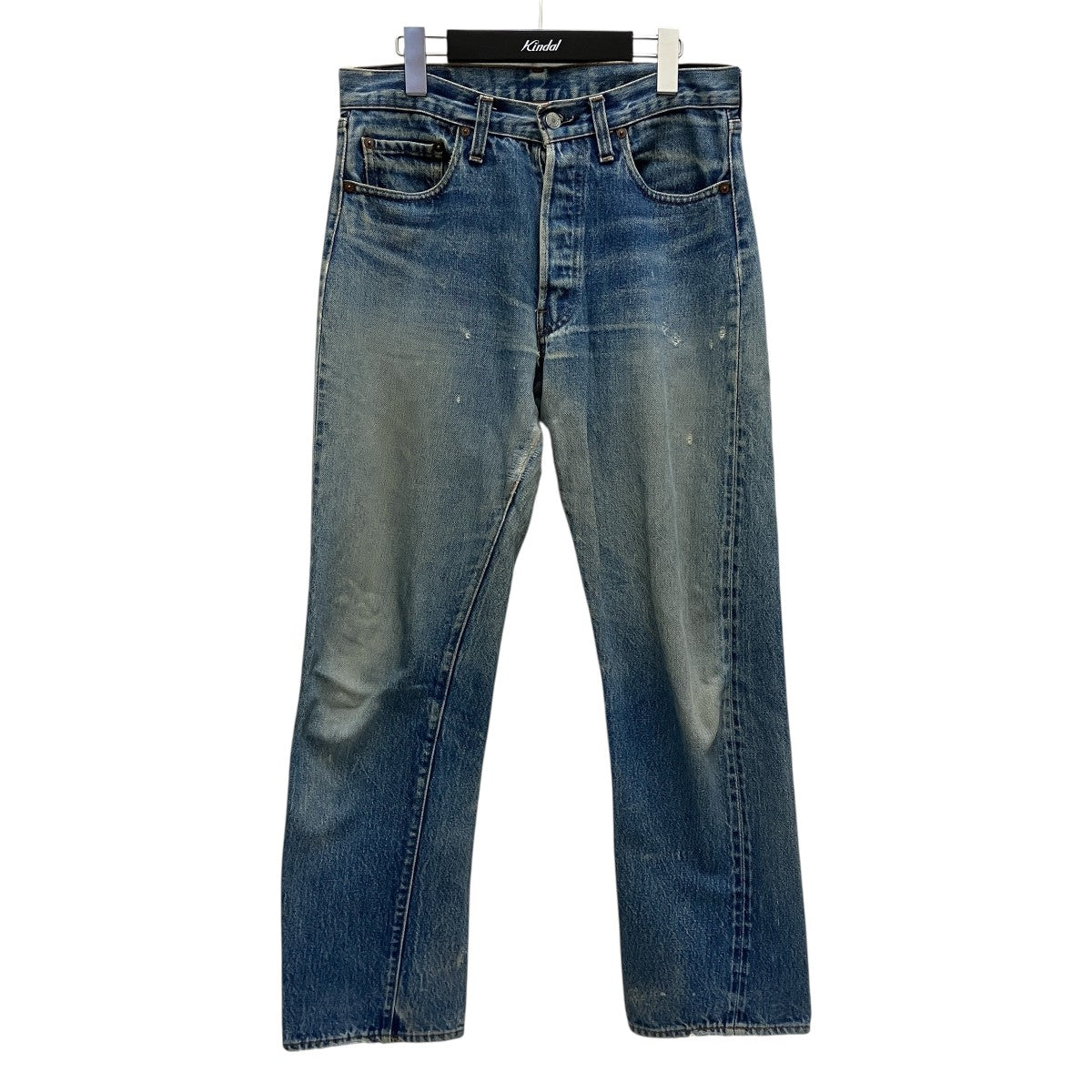 LEVI'S(リーバイス) ボタン裏524 赤耳 内股シングル 黒カン 80