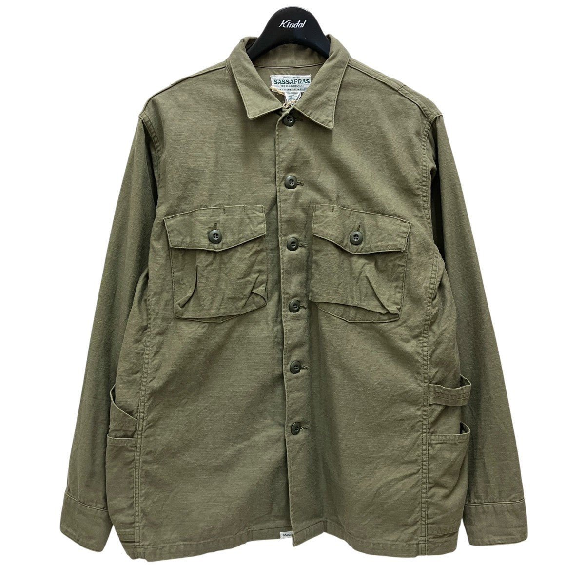 SASSAFRAS ササフラス　ジャケット　M グリーン SASSAFRAS（ササフラス） - インディゴ 富山市 正規取扱店
