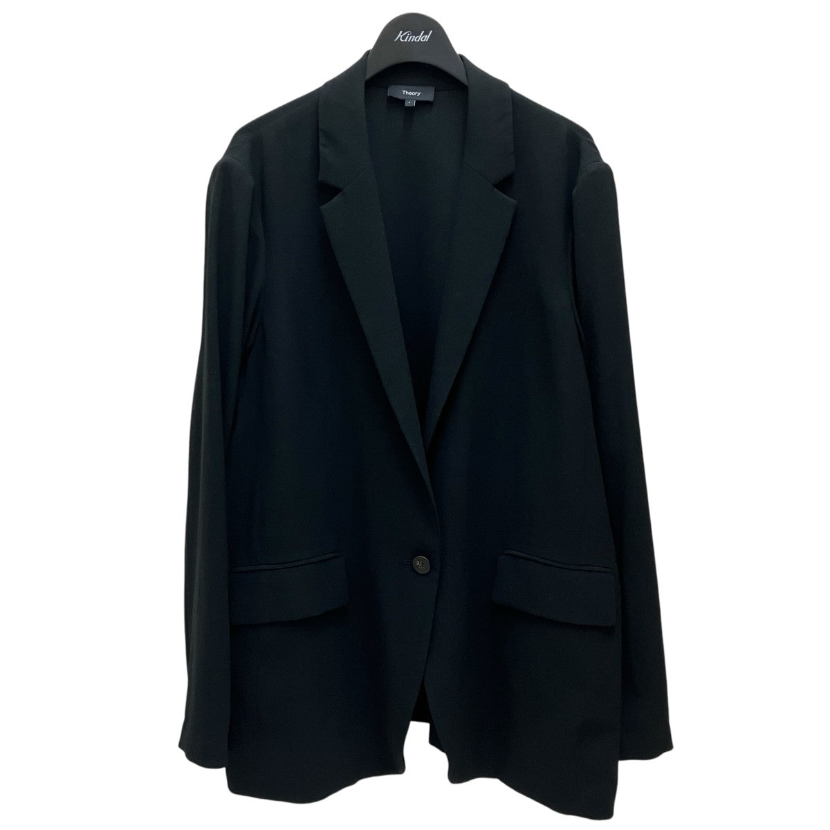 未使用タグ✳︎セオリー Powder Crepe Casual BlazerUL theory(セオリー) Powder Crepe Casual Blazer ULノーカラージャケット