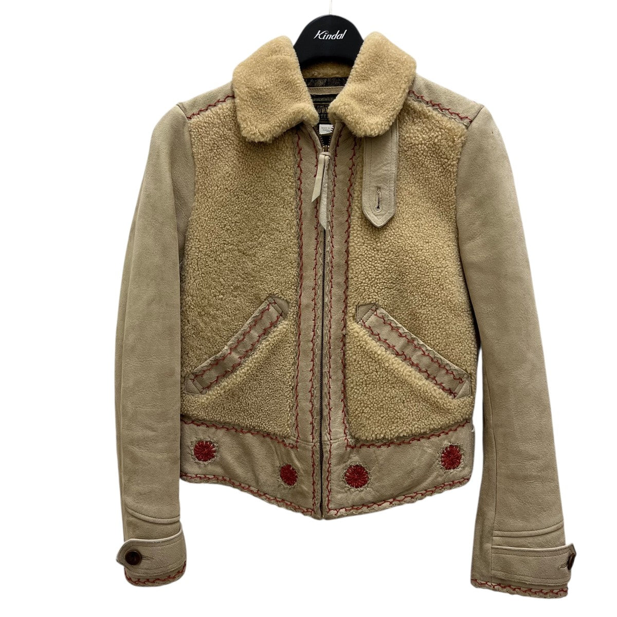 古着 ムートンジャケット 中古・古着通販】ZARA (ザラ) フェイクムートンジャケット