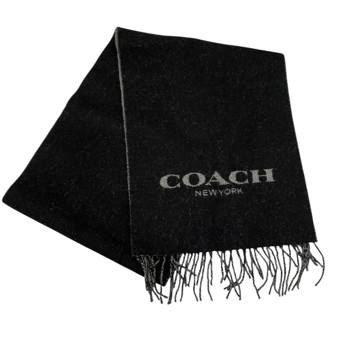 COACH(コーチ) カシミヤ混マフラー76053 76053 ブラック｜【公式