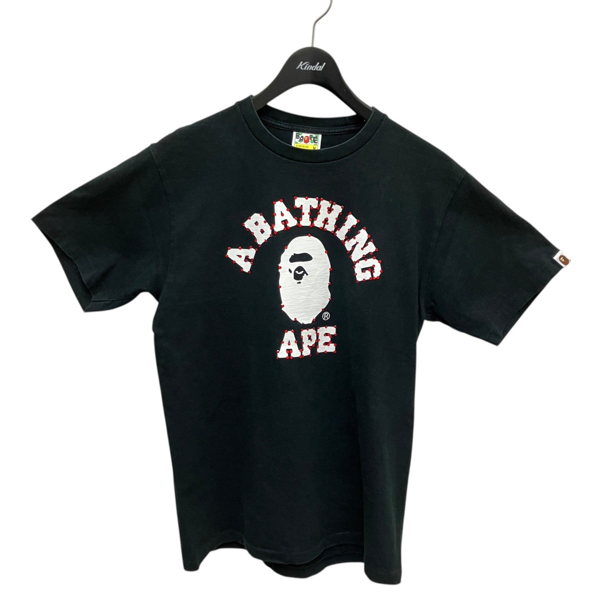 A BATHING APE(アベイシングエイプ) 猿Tシャツ ブラック サイズ M