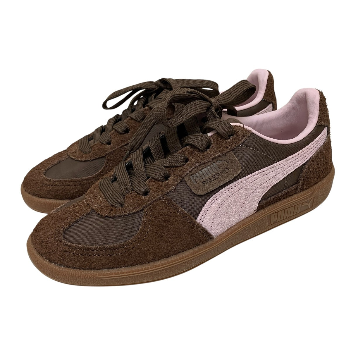 新品未使用※puma PALERMO HAIRY GS 24.5 PUMA(プーマ) ABC-MART Exclusive Puma Palermo Hairy GS C．Brown