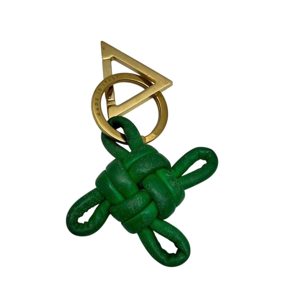 BOTTEGA VENETA 緑色 キーホルダー BOTTEGA VENETA(ボッテガヴェネタ) トライアングルキーホルダー