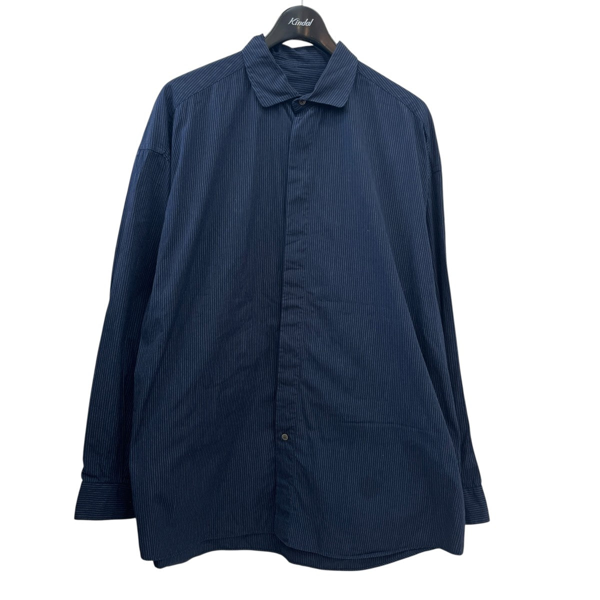 Porter Classic(ポータークラシック) ストライプラウンドカラーシャツ