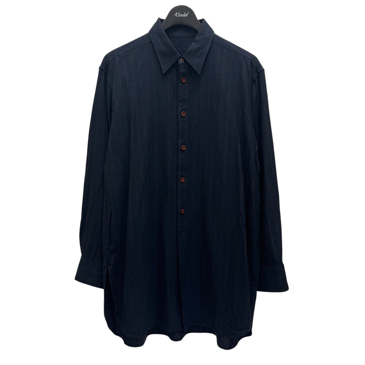 IRENISA(イレニサ) ストライプレギュラーカラーシャツIH-23FW-B023-MSS