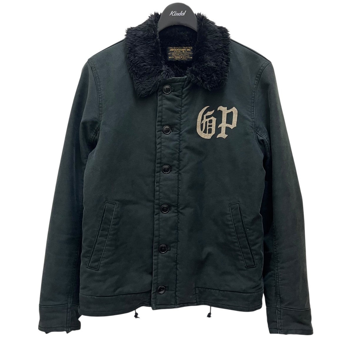 【美品】WACKO MARIA N1 デッキジャケット　Mサイズ WACKO MARIA(ワコマリア) N-1デッキジャケット ブラック サイズ M