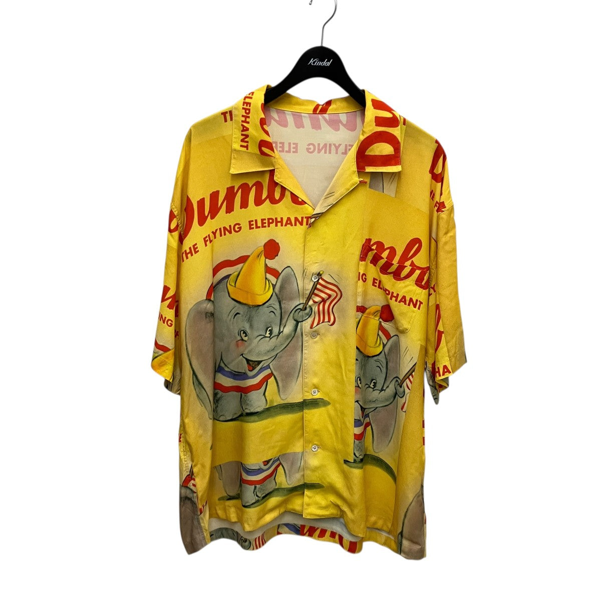 Porter Classic×Disney ALOHA SHIRT DUMBOレーヨンシャツ イエロー