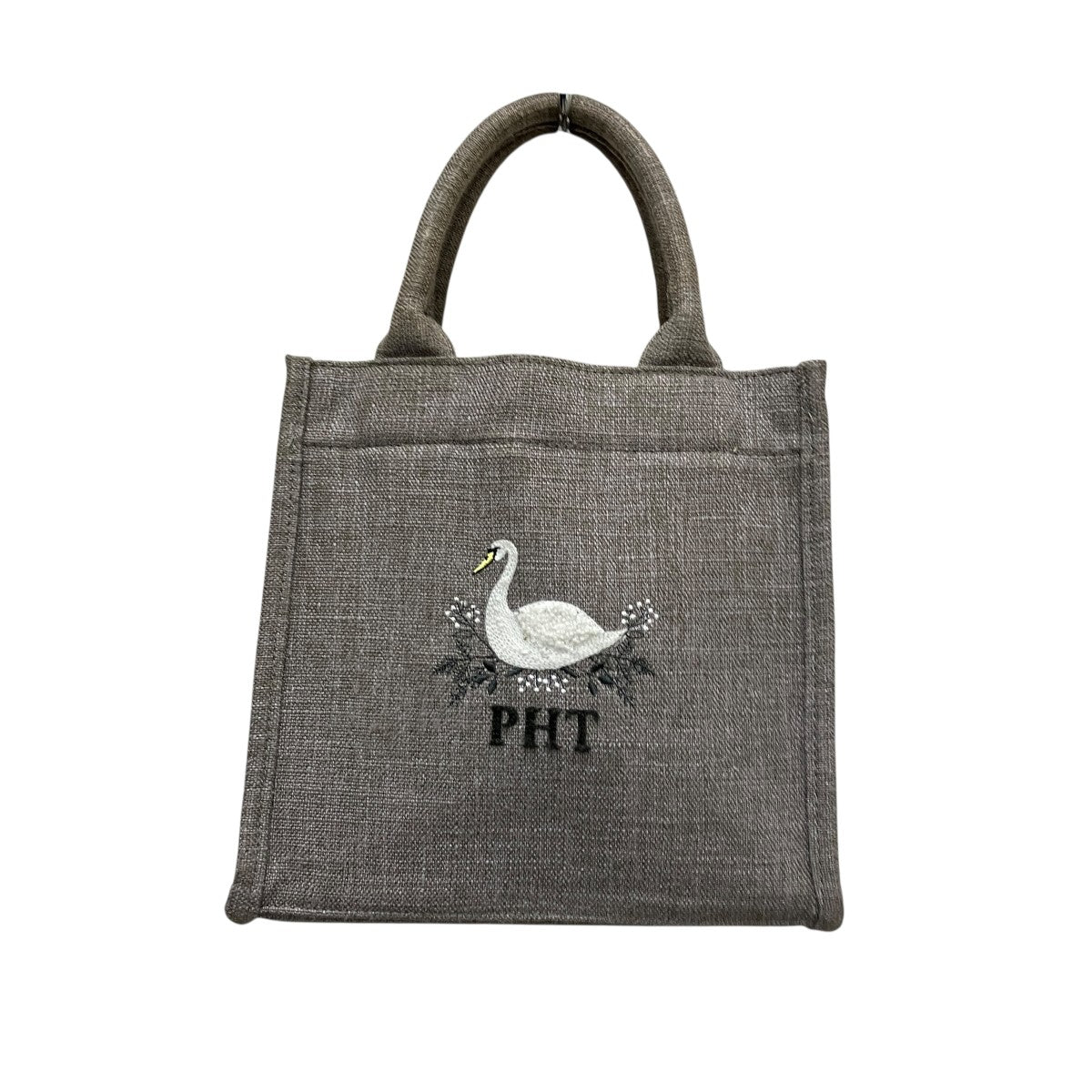 SEVEN TEN by MIHO KAWAHITO×PALACEHOTEL 白鳥トートバッグ グレー