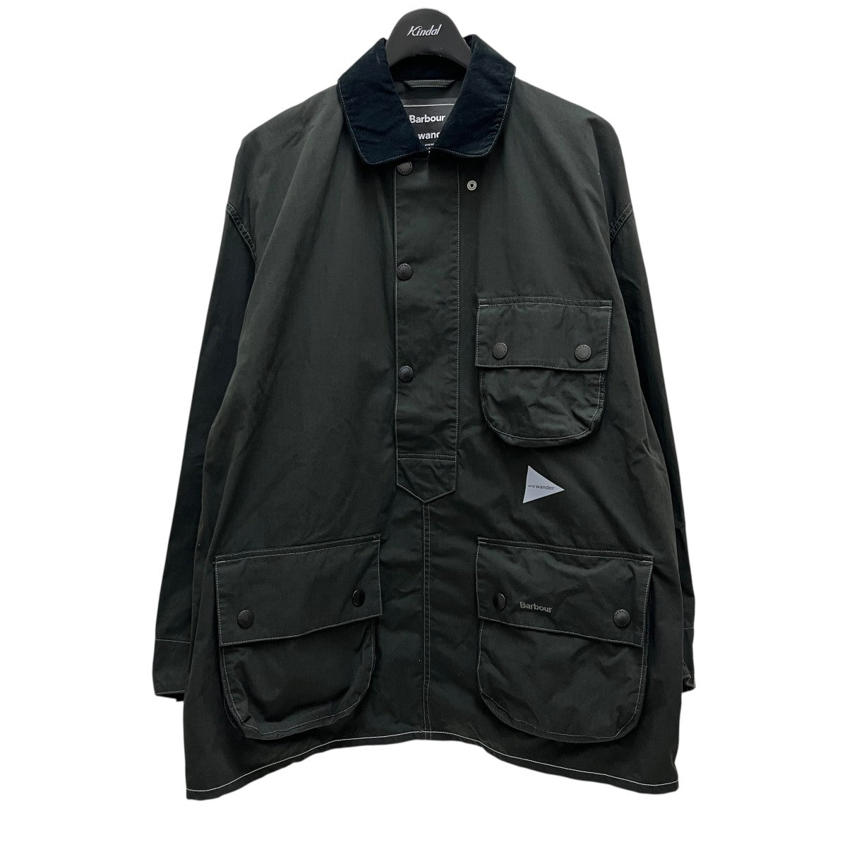 Barbour×and wander CORDURA SOLWAY SHIRTプルオーバーシャツ574