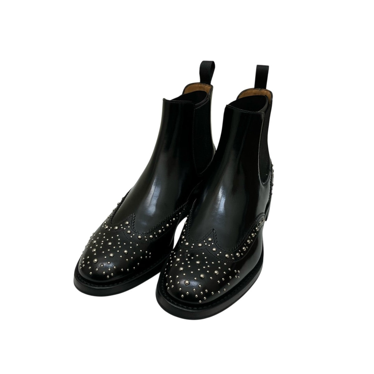 CHURCH'S(チャーチ) スタッズサイドゴアブーツDT0004 DT0004 ブラック