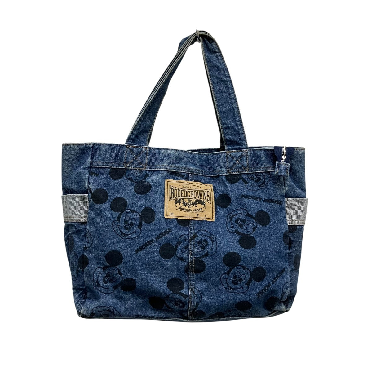 RODEO CROWNS(ロデオクラウンズ) MICKEYデニムトートバッグ インディゴ