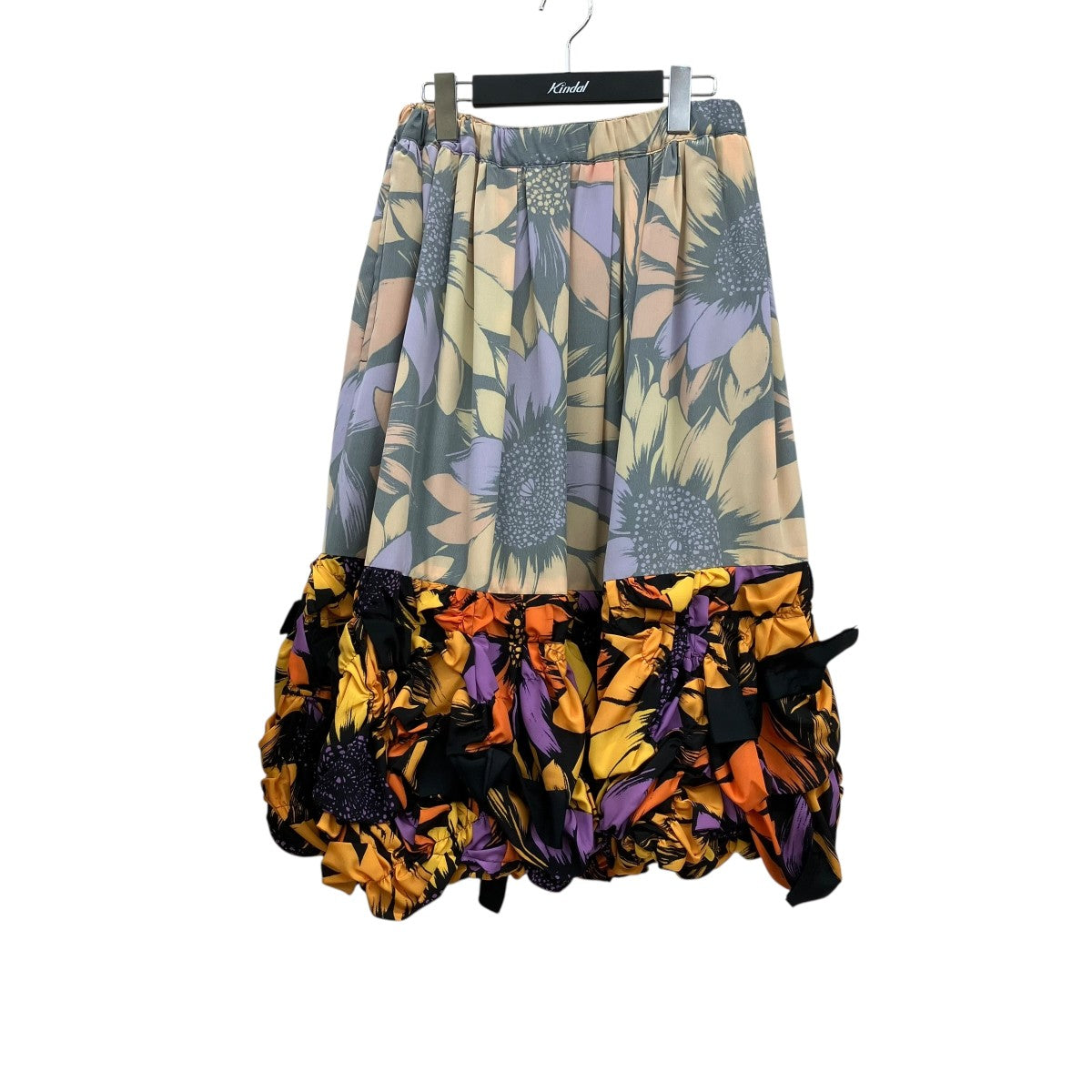 COMME des GARCONS(コムデギャルソン) 花柄裾デザインスカートGM-S009