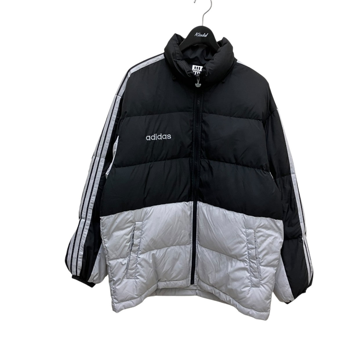 adidas(アディダス) ダウンジャケット デサント製 グレー サイズ L