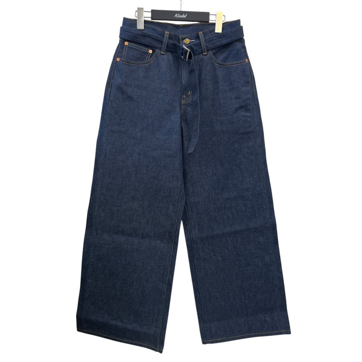 sacai×LEVI'S ベルテッドワイドデニムパンツ25-0962S 25-0962S
