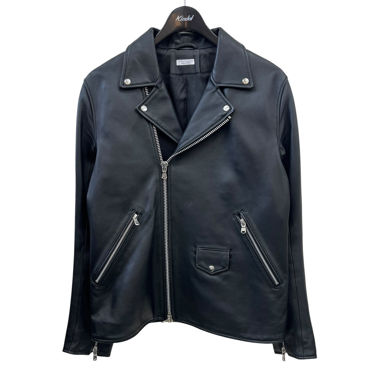 BEAUTY & YOUTH 黒 レザージャケット BEAUTY&YOUTH UNITED ARROWS