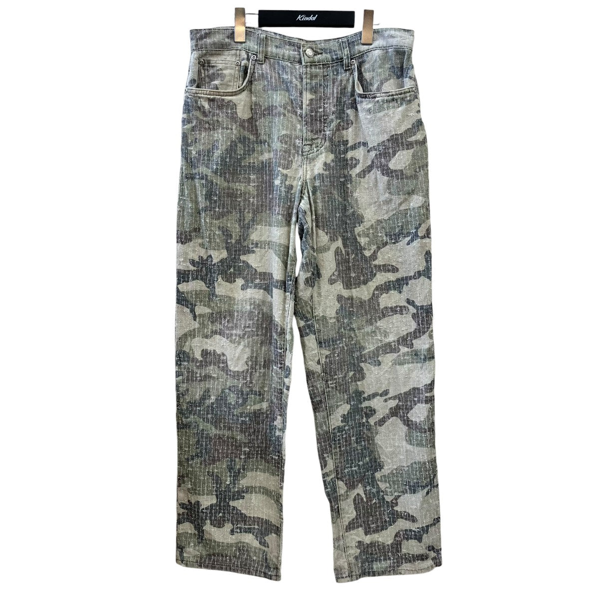 Stussy パンツ　デニムカモ柄　迷彩28サイズ stussy(ステューシー) カモフラージュ柄カモ柄パンツBIG OL JEAN CAMO