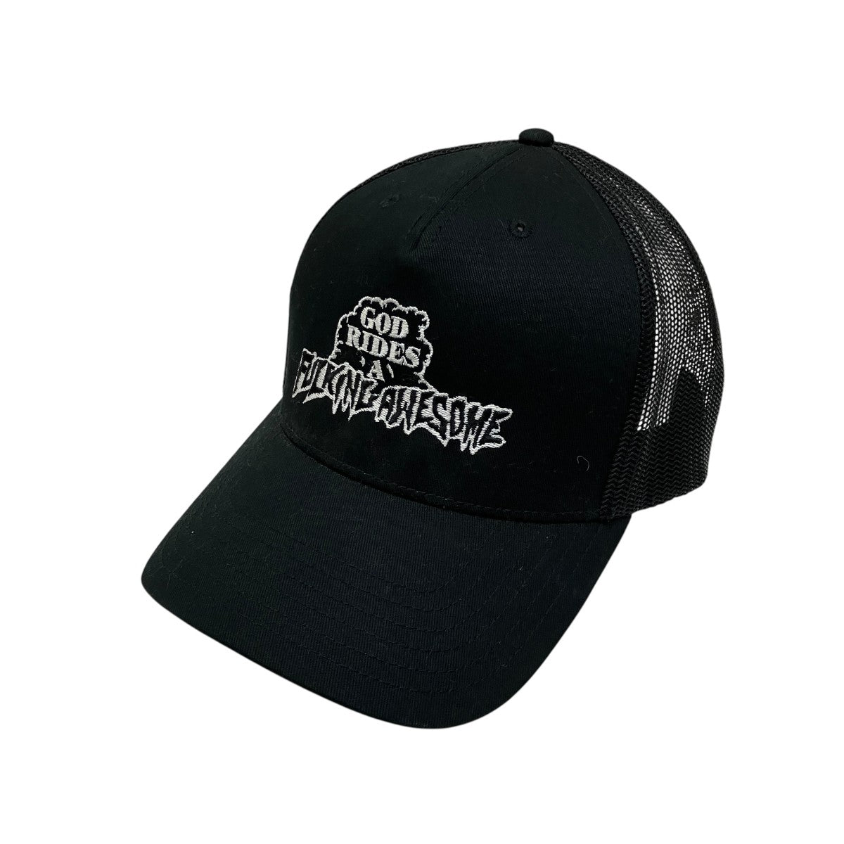 FUCKING AWESOME ブラックキャップ Fucking Awesome(ファッキングオーサム) メッシュキャップ ブラック