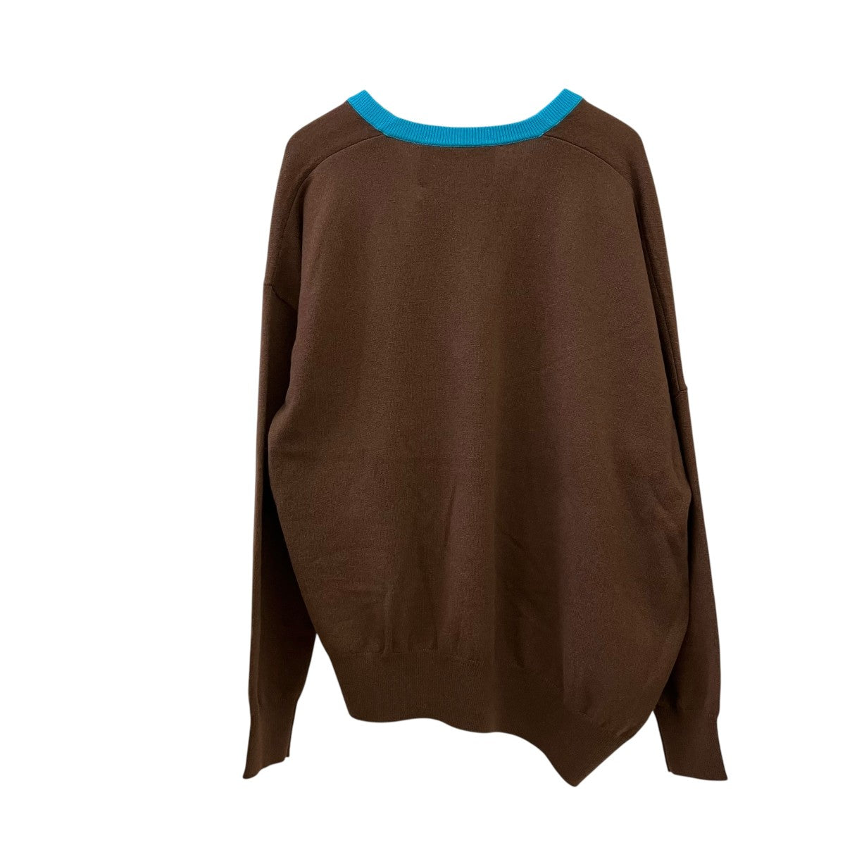 Cashmere V-Neck Asymmetrical Knit with MYLAN LogoVネックニットMY25AW-KR012