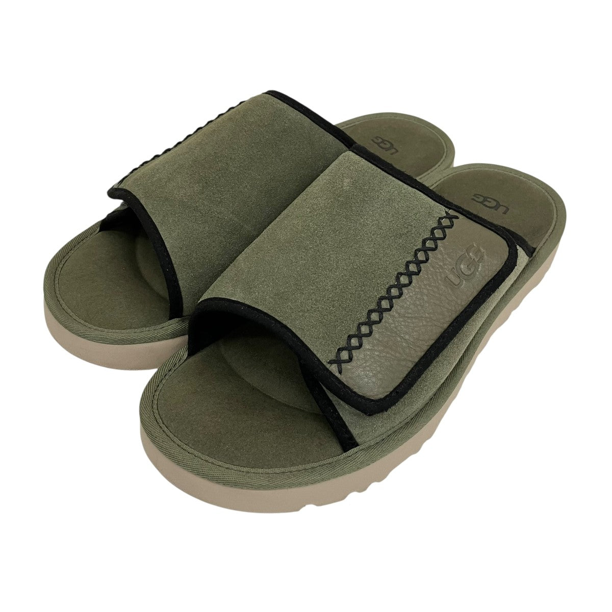 新品未使用 UGG コンフォートサンダル オリーブ サンダル UGG(アグ) Goldencoast Slideコンフォートサンダル1136651 1136651