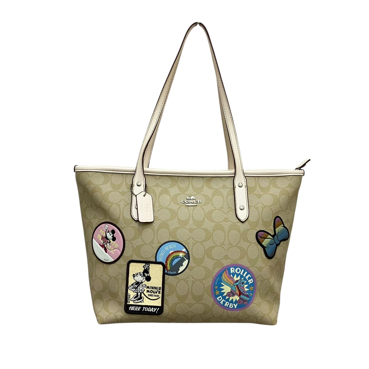 COACH×Disney MINNIE MOUSEトートバッグF29358 F29358 ベージュ