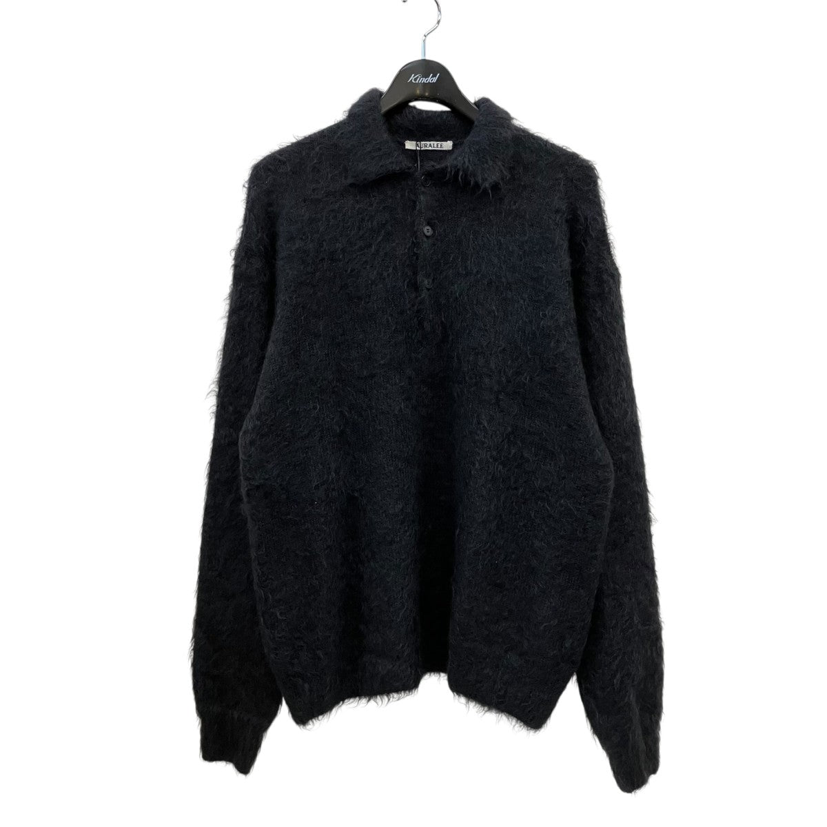 AURALEE(オーラリー) 25AWBRUSHED SUPER KID MOHAIR KNIT POLOモヘヤ混