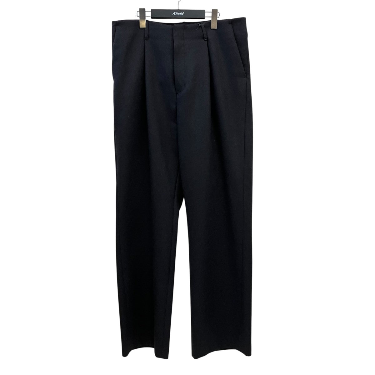 LIGHT MELTON ONE-TUCK SLACKSタックワイドパンツA25AP03 LM