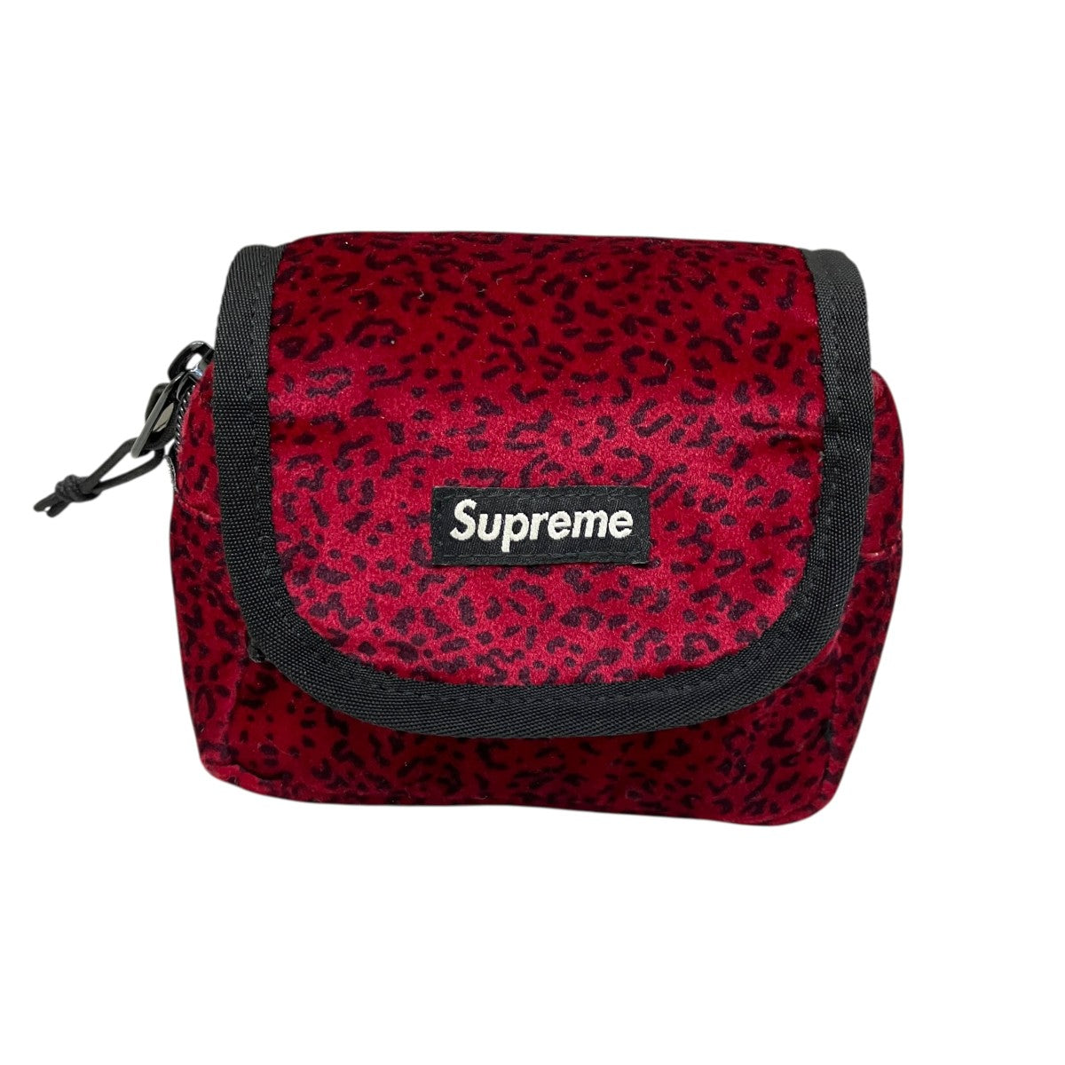 Supreme(シュプリーム) 25AWレオパード柄ミニポーチ レッド×ブラック Supreme(シュプリーム) 25AWレオパード柄ミニポーチ レッド×ブラック
