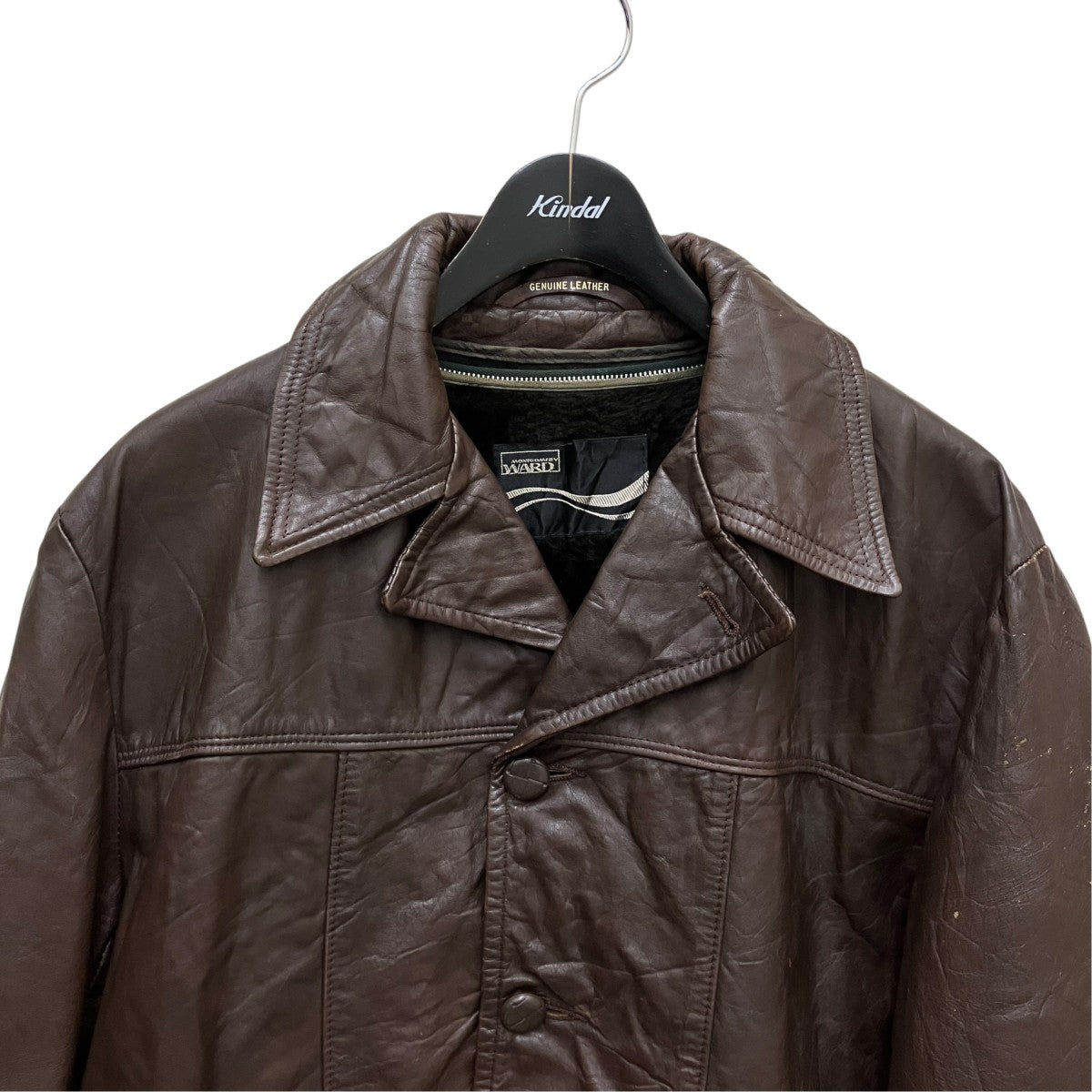 80s vintageレザージャケット インナー付