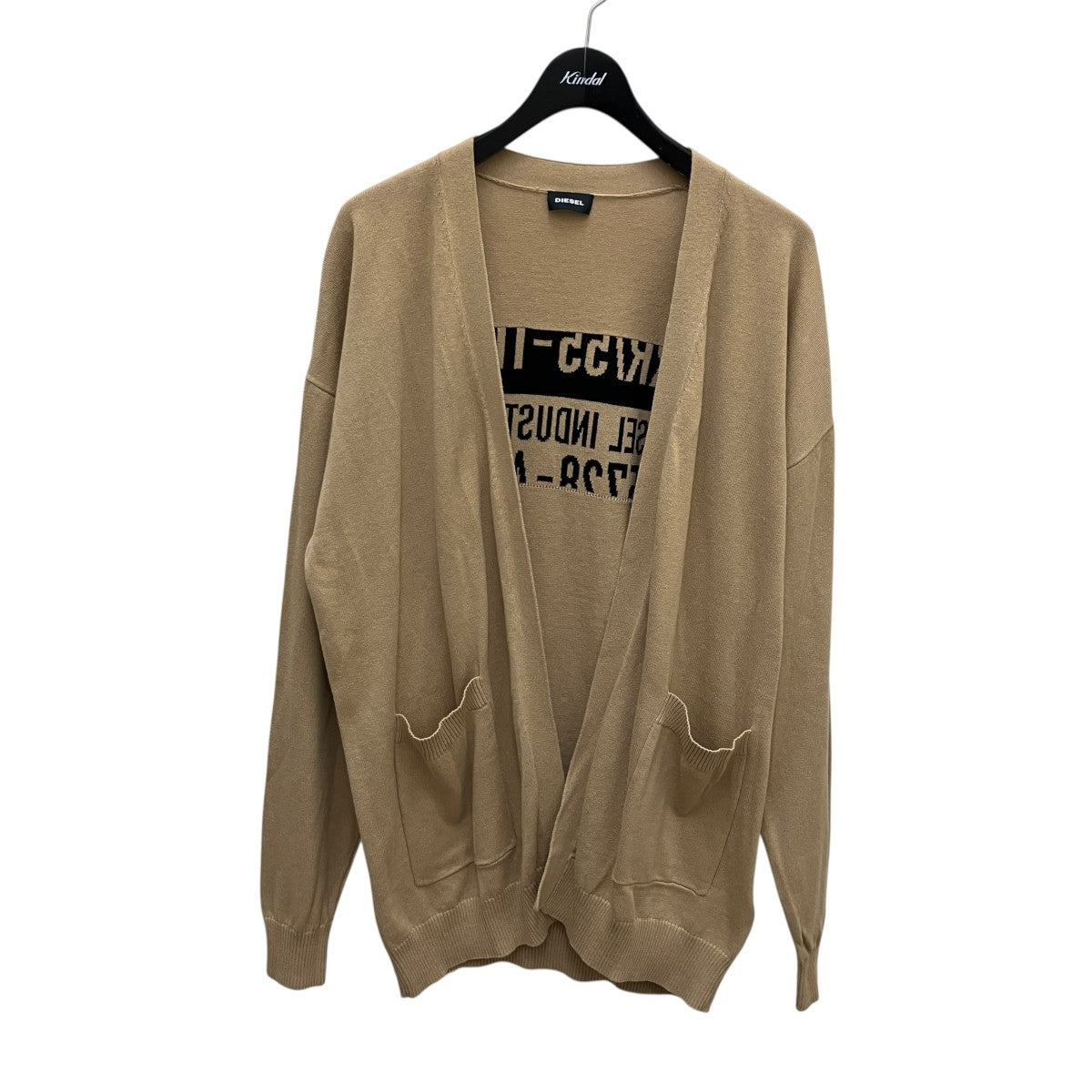 DIESEL(ディーゼル) バックロゴカーディガン キャメル サイズ M