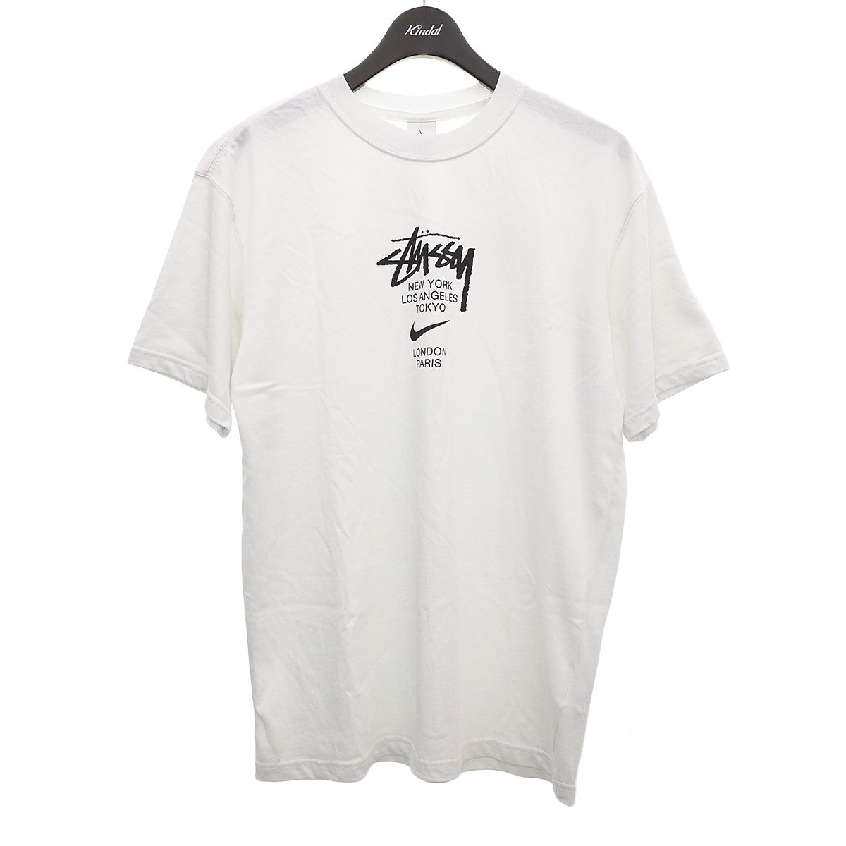 NIKE(ナイキ) ×STUSSY INTERNATIONAL Tシャツ ホワイト サイズ 12｜【公式】カインドオルオンライン  ブランド古着・中古通販【kindal】