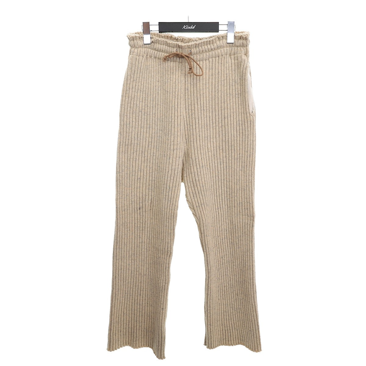 reformed(reformed) 22AWウールリブニットパンツ WOOL RIB KNIT PANTS RE22AW-PT01 ベージュ サイズ  12｜【公式】カインドオルオンライン ブランド古着・中古通販【kindal】