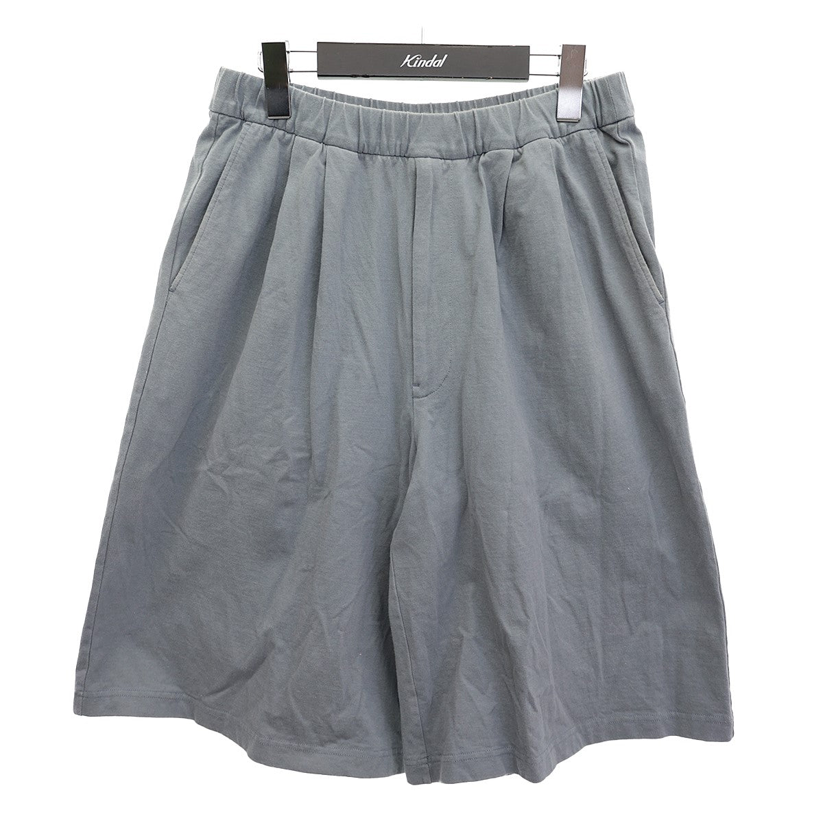 LAD MUSICIAN(ラッドミュージシャン) 2TUCK SHORT PANTS　カットソータックショートパンツ　2322-655  2322-655 ブルーグレー系 サイズ 44｜【公式】カインドオルオンライン ブランド古着・中古通販【kindal】