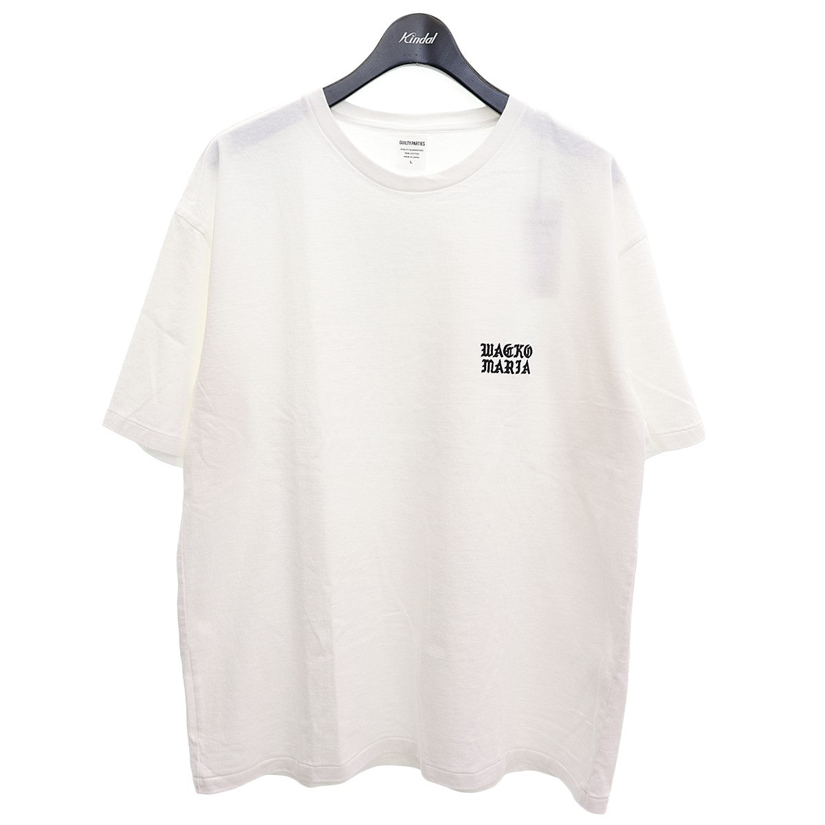 WACKO MARIA(ワコマリア) WASHED HEAVY WEIGHT CREW NECK T-SHIRT胸刺繍Tシャツ24SS-WMT-WT02  24SS-WMT-WT02 ホワイト サイズ L｜【公式】カインドオルオンライン ブランド古着・中古通販【kindal】