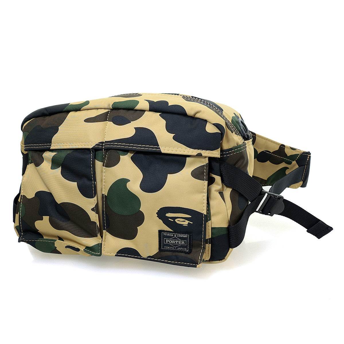 PORTER×A BATHING APE 1st camo迷彩柄ウエストバッグ6873-182-184 6873 ...