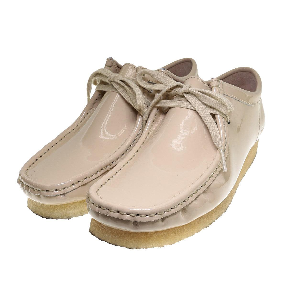 CLARKS×Supreme Wallabee Cream Patentパテントレザー ワラビーシューズ アイボリーベージュ系 サイズ  24.5cm｜【公式】カインドオルオンライン ブランド古着・中古通販【kindal】