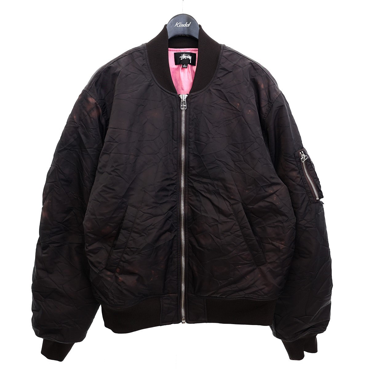 stussy(ステューシー) DYED NYLON BOMBERMA-1ジャケット115694 115694 ブラウン系 サイズ L｜【公式】カインドオルオンライン  ブランド古着・中古通販【kindal】